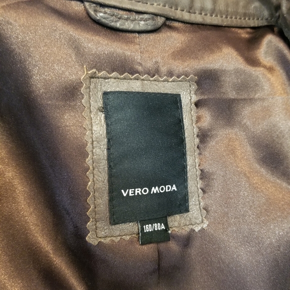 🧥VERO MODA GENUINE LEATHER COAT - Picture 13 of 16